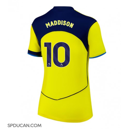Zenski Nogometni Dres Tottenham Hotspur James Maddison #10 Rezervni 2025-26 Kratak Rukav